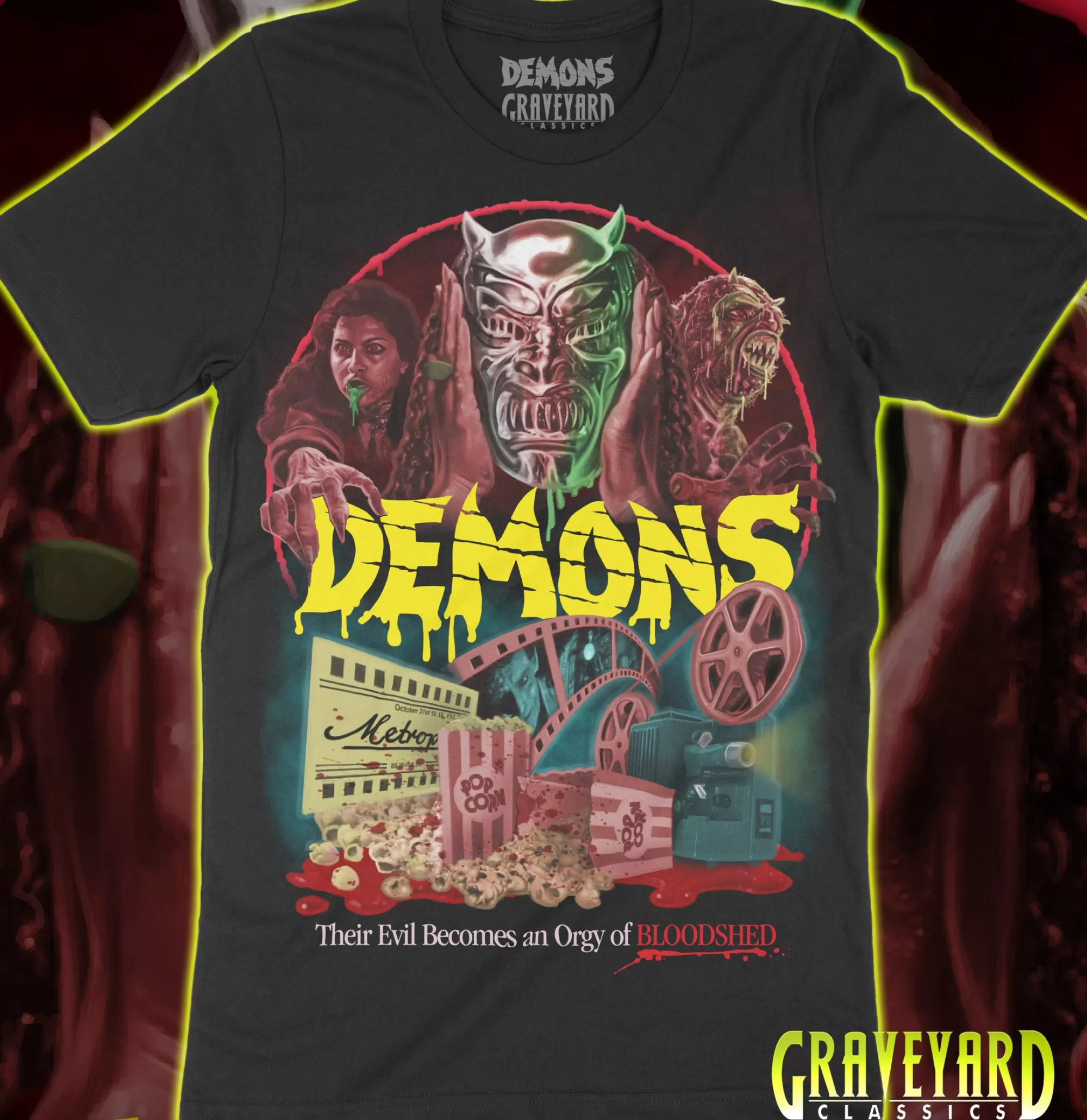 - Bloodshed T-Shirt<Demons Hot