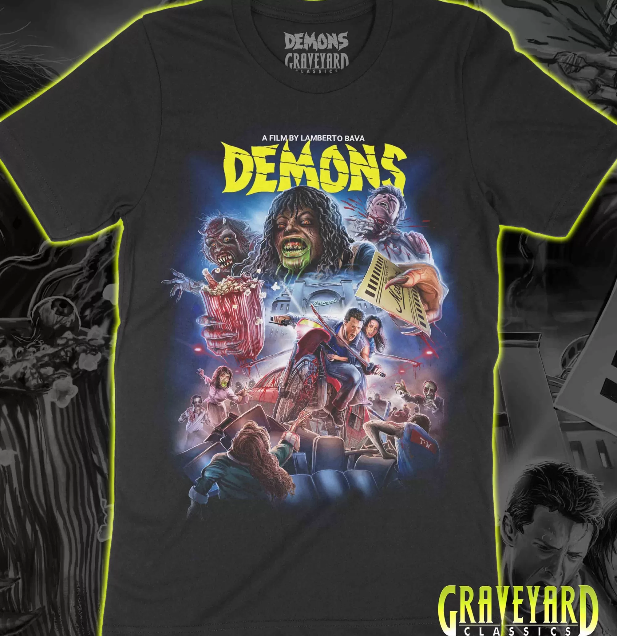 - Metropol Cinema T-Shirt<Demons Discount