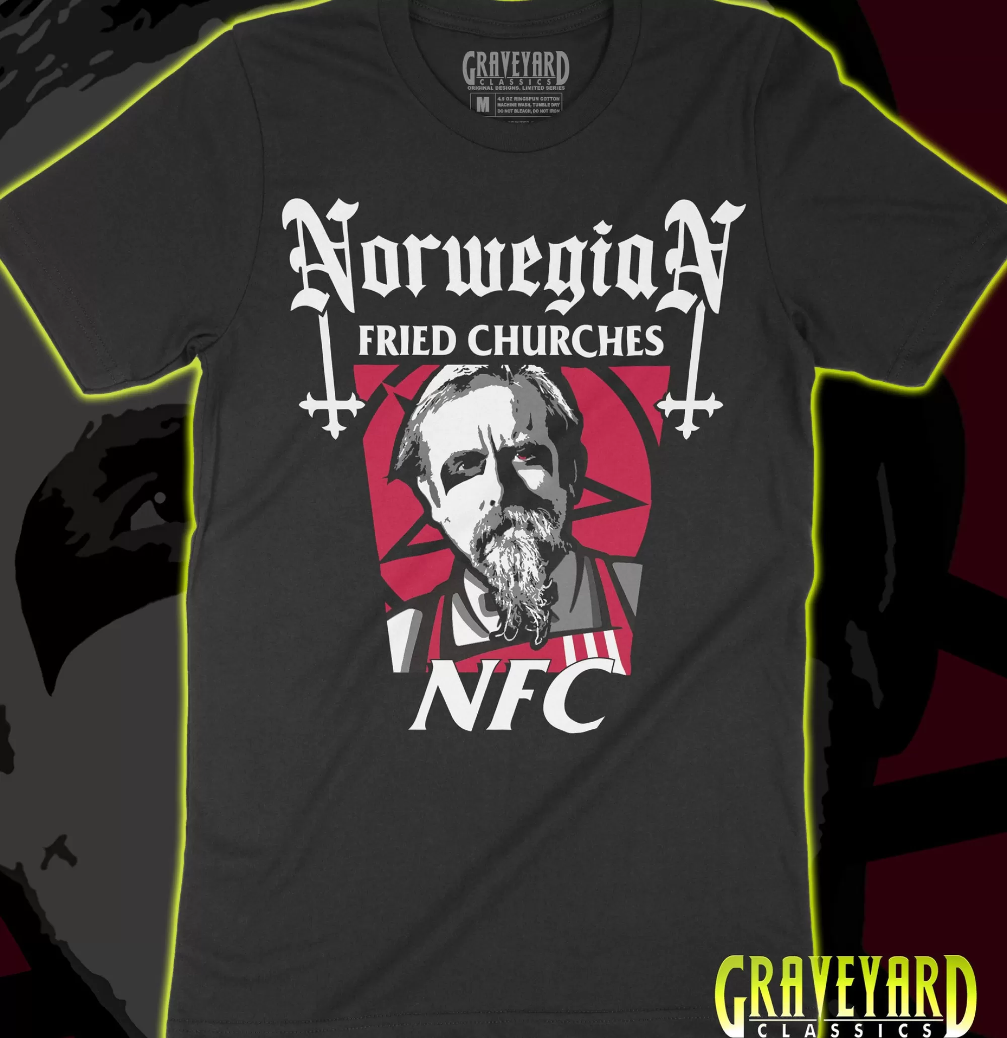 Nfc - Norwegian Fried Churches T-Shirt<* Shop