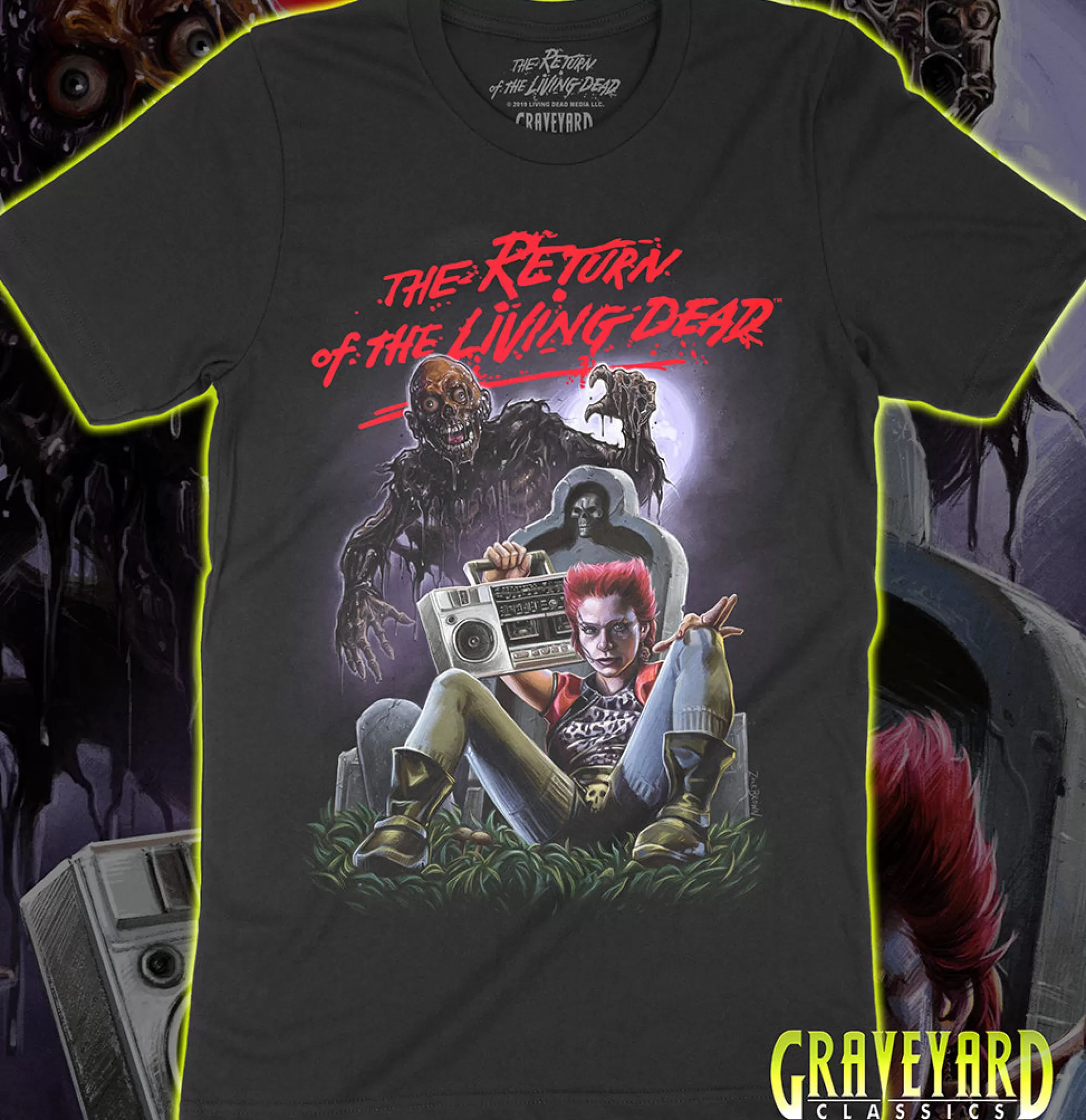- Graveyard T-Shirt<Return of the Living Dead Clearance