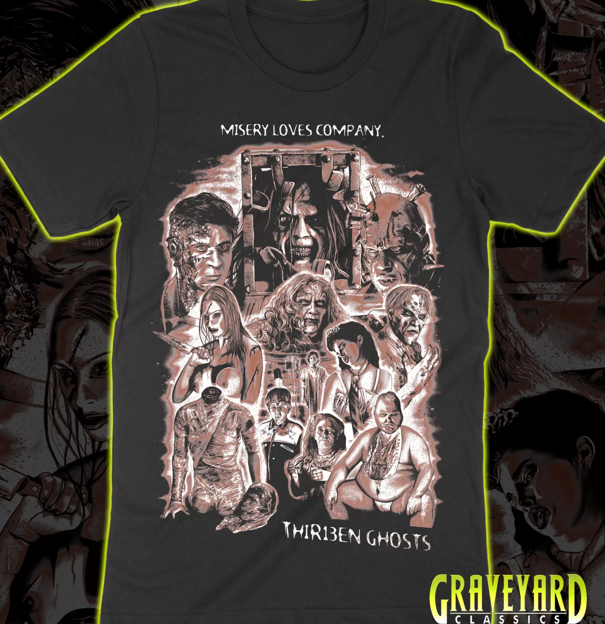 Thirteen Ghost - Misery Loves Company T-Shirt<* Flash Sale