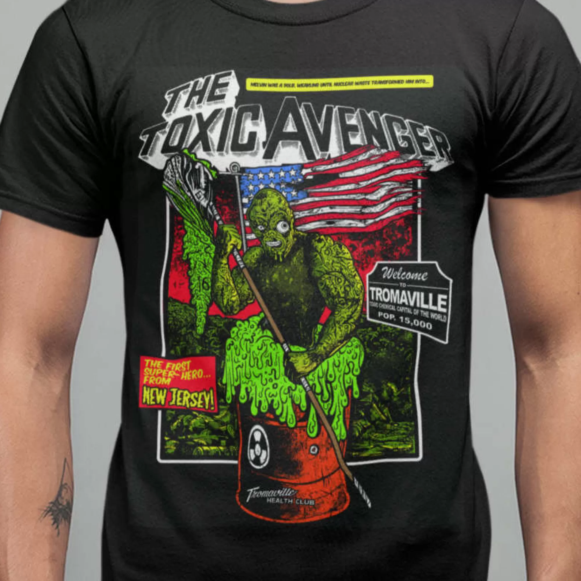 Toxic Avenger - Toxic Mops T-Shirt<Troma Cheap